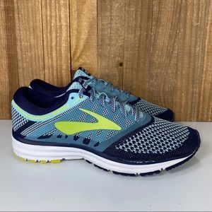 Brooks Revel Blue Green Running Shoes Women’s size 6